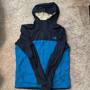 The North Face Blue and Black Hooded Jacket